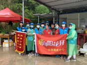 向阳花开公益服务中心为绍兴流浪动物保护中心爱心捐助与志愿者活动