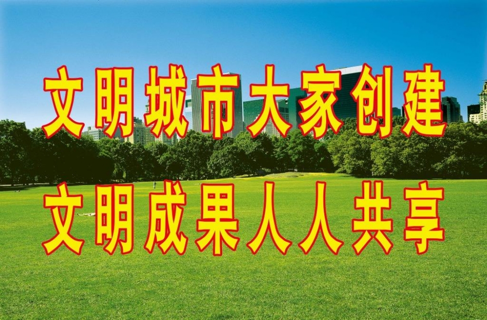 “文明城市创建”志愿活动