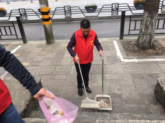 赴蜂场姜家园小区及缪家河沿开展了党员志愿服务活动