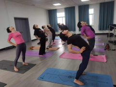 杨汛桥街建吴居老年瑜伽志愿活动