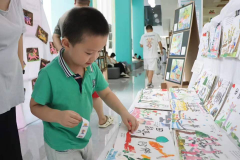 杨汛桥街道建吴居画展志愿服务活动