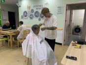 安昌社区义剪活动