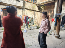 关爱走访 入户陪聊志愿活动