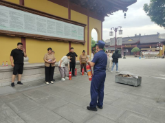 民间信仰点消防应急演练