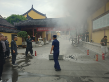 民间信仰点消防应急演练