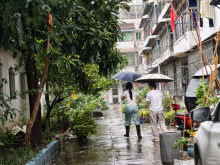 台风过后环境卫生整治
