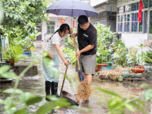 台风过后环境卫生整治