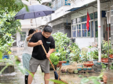 台风过后环境卫生整治