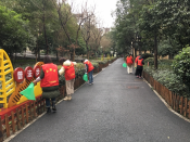绸缎社区爱国卫生运动