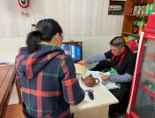 绸缎社区迎亚运食品安全志愿活动
