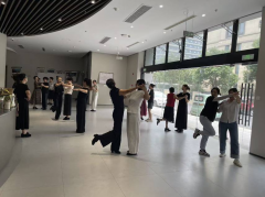 禹会社区开展交谊舞培训