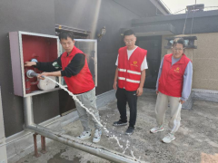 禹会社区开展消防安全检查活动