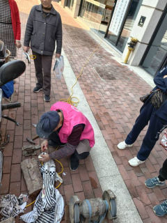 禹会社区开展便民志愿活动