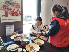 禹会社区开展光盘行动