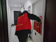 禹会社区开展出租房消防安全检查