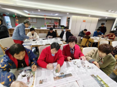 禹会社区开展老年人多肉种植活动