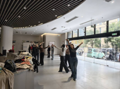 禹会社区开展交谊舞培训活动