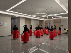 禹会社区开展中国舞培训