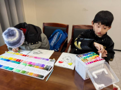 禹会社区开展绘画培训