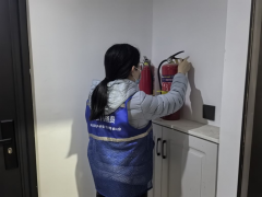 禹会社区开展出租房消防安全检查