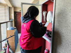 禹会社区开展消防安全检查