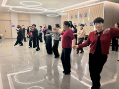禹会社区开展交谊舞培训