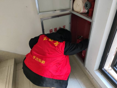 禹会社区开展消防安全检查