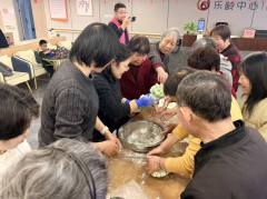 禹会社区开展清明艾饺活动