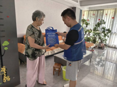 禹会社区开展交通安全入户宣传