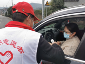 村内卡口执勤测温亮码