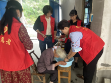 九九重阳节，情暖老人心芝塘湖村志愿服务活动