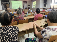 芝塘湖村健康知识普及讲座志愿活动