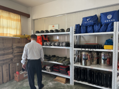 合力居防汛物资整理志愿服务活动