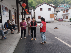 迎亚运开展平安护家志愿服务宣传