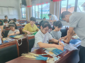 “扫黄打非、护苗”助成长活动暨非遗竹编制作活动