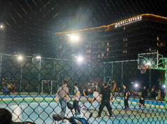 业余篮球队日常训练活动