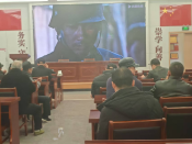 观看红色抗战影片活动