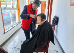 公益理发大鱼山志愿活动