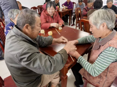 大鱼山开展老年人手工制作志愿活动