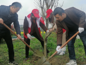 “绿花环境 美化家园”-----植树节活动