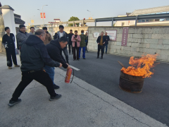 寺桥村企业第四季度开展消防安全培训及灭火防灾应急演练活动