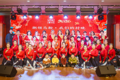 舞蹈志愿者走进“潮领马鞍 我们的村晚”秀美山外桥迎春晚会