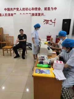 阮社社区开展无偿献血活动