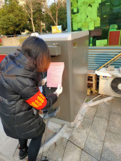 柯迎社区开展巾帼志愿者防疫宣传服务活动