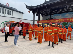杨汛桥街道孙家桥社区消防安全知识宣传志愿者活动