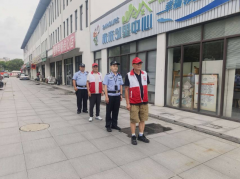 杨汛桥街道孙家桥社区平安巡防志愿者活动