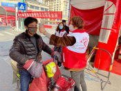 疫情防控志愿者卡口执勤活动