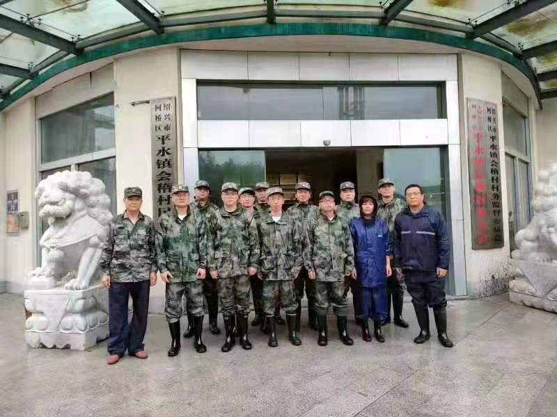 柯桥经开区防汛抗洪志愿者活动
