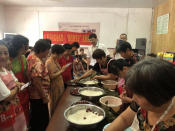 仁里王村端午包粽子活动志愿服务