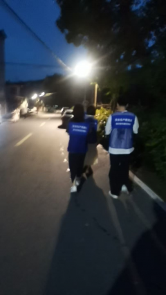 仁里王村村庄巡逻志愿服务活动